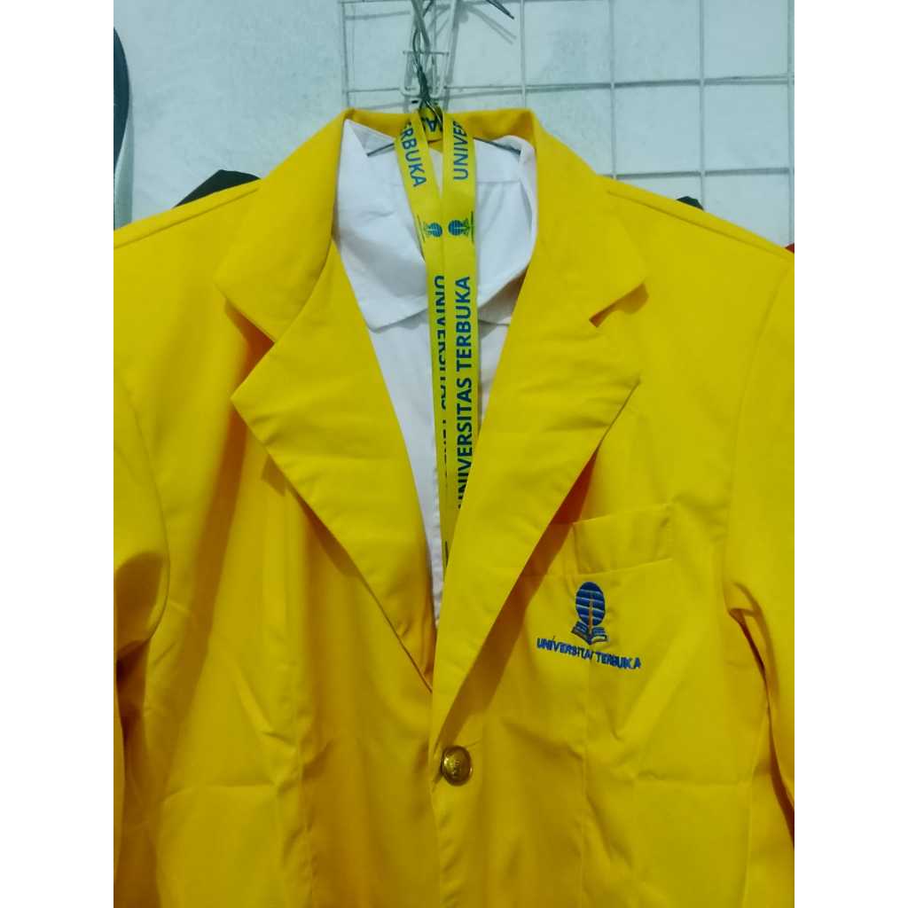 TERBARU ((Ready Stok)) PAKET Cetak KTM + Jas Almamater UT Murah Kancing ada Logo UT (Proses KTM 1