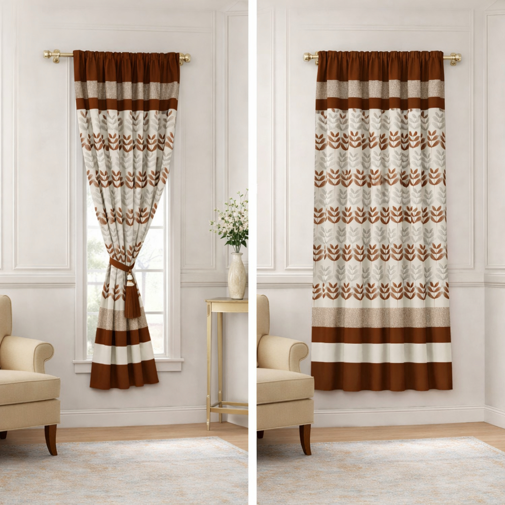 Gorden Jendela Serut Minimalis Ukuran 80 x160 CM Free Tali