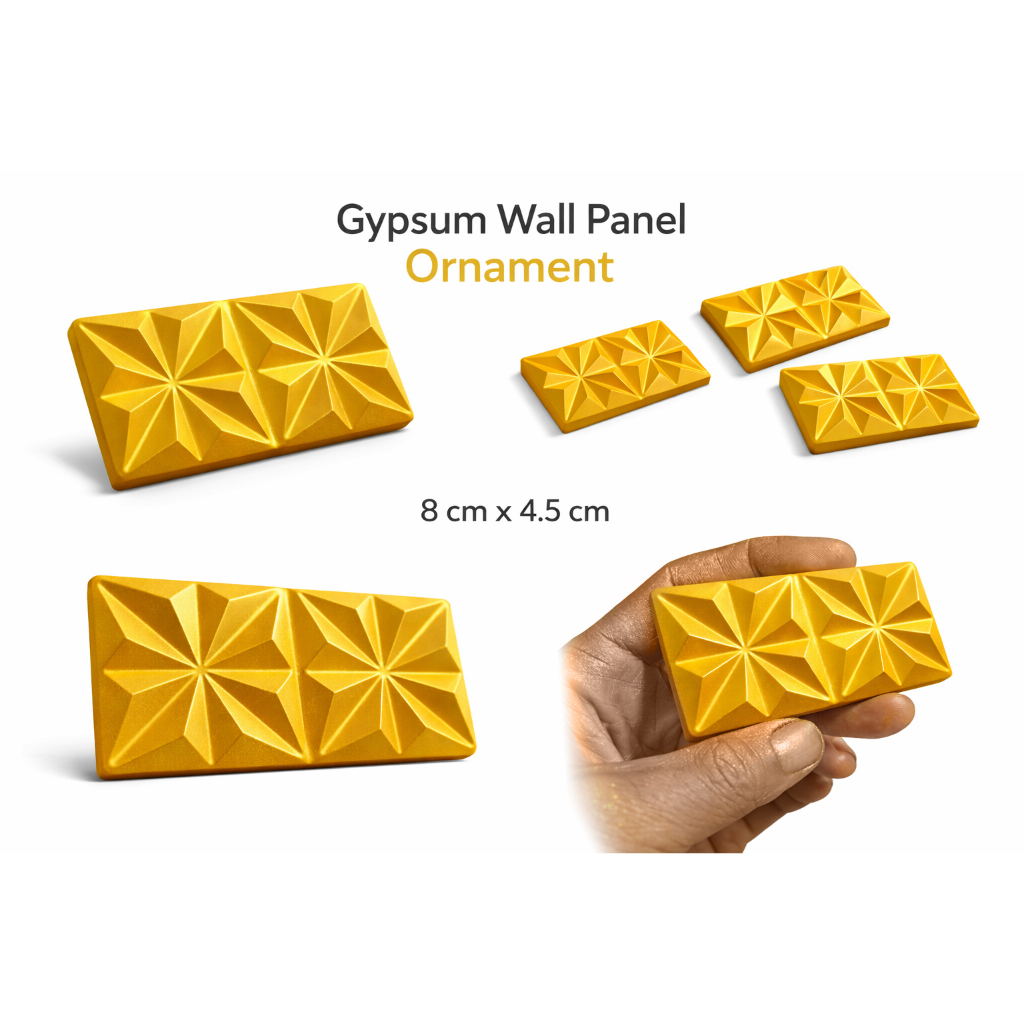 LIS DINDING gypsum / DEKORASI /  ORNAMEN MOTIF 3D / DEKORASI DINDING CANTIK / wall panel gypsum