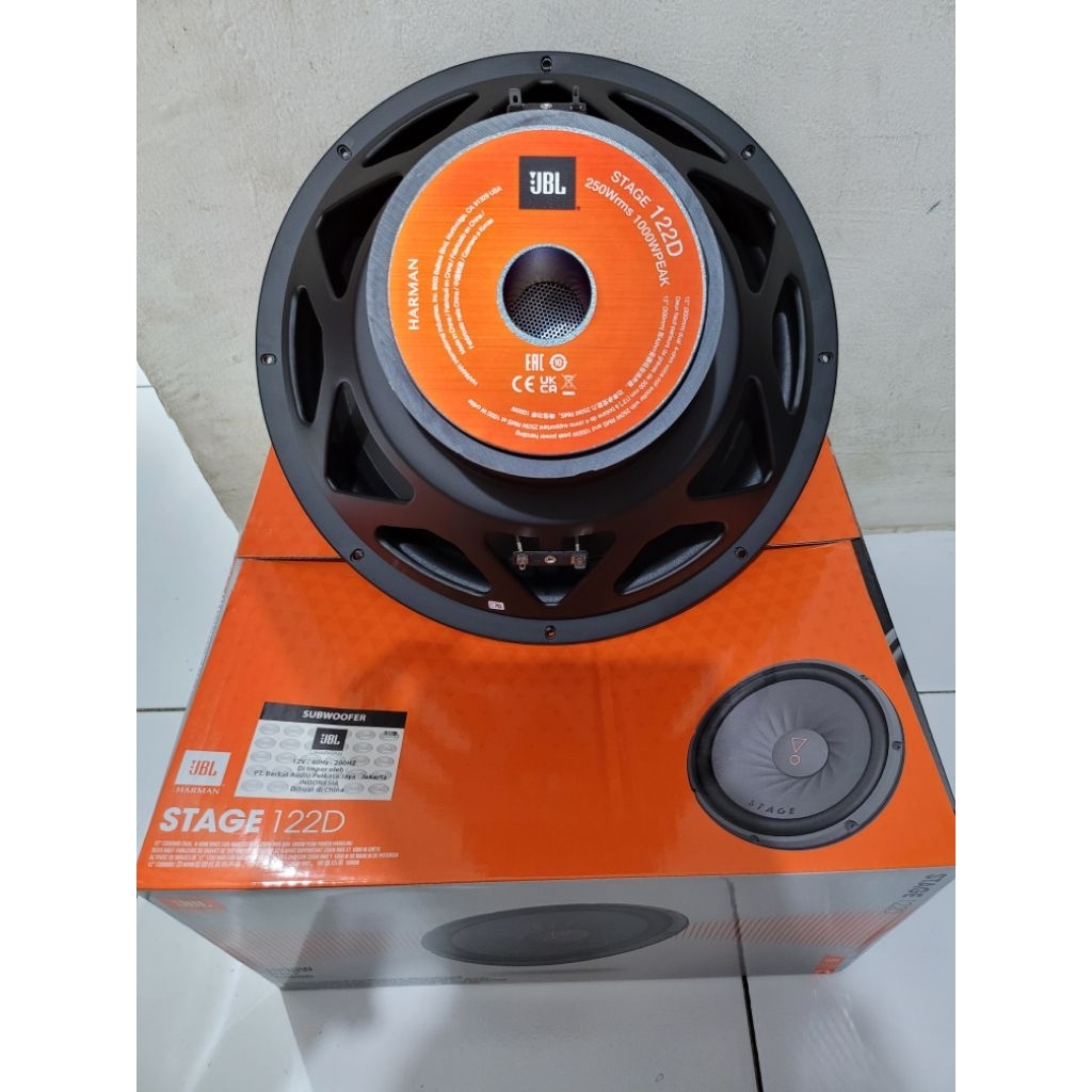 Berkualitas Subwoofer JBL Stage 122D 12" 1000w Double Coil ORI