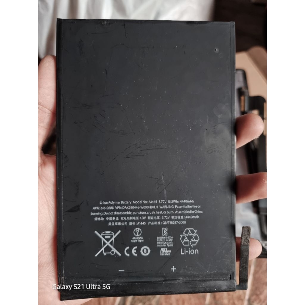 Batrai iPad Mini A1432 A1454 A1455 A1445 Original Cabutan
