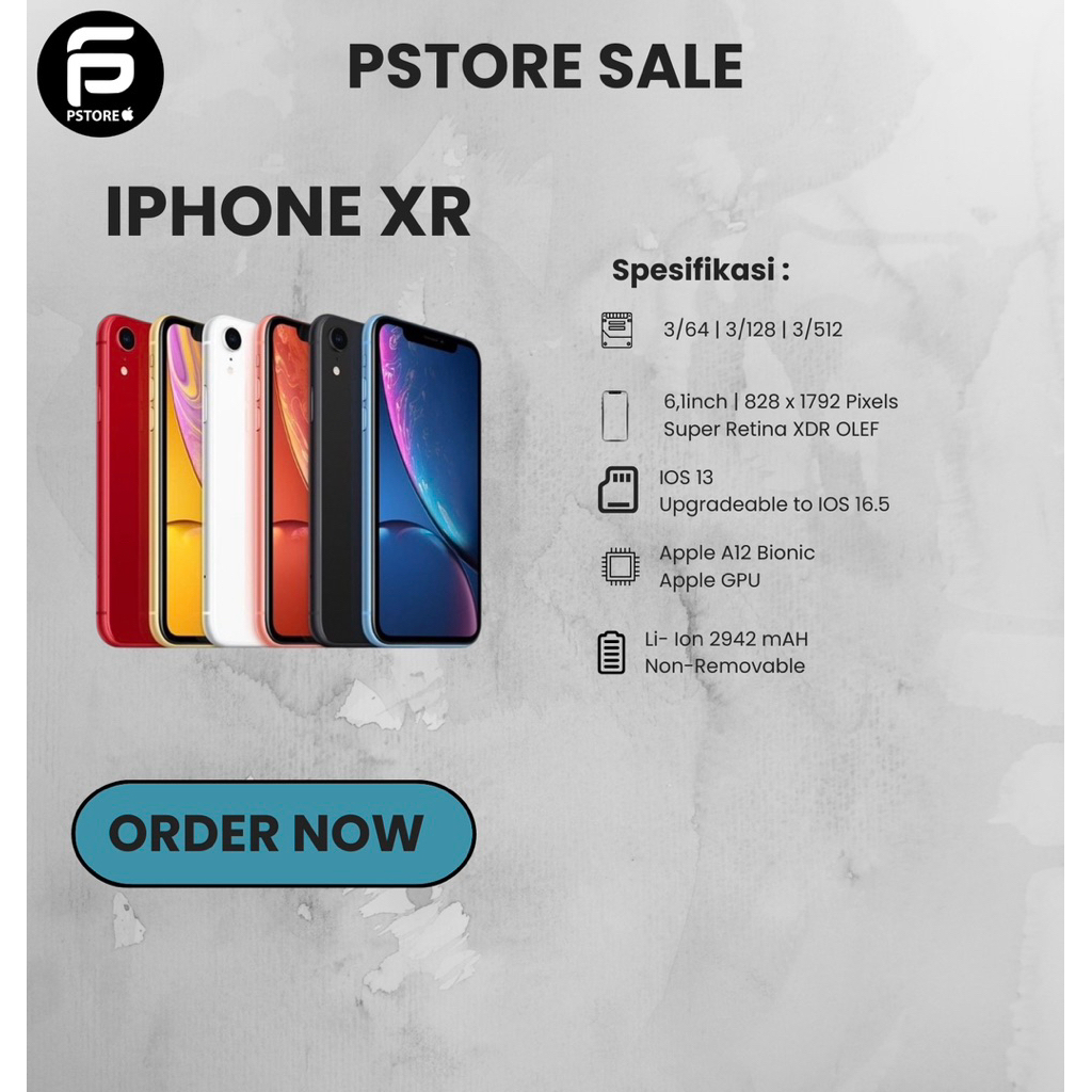 IPHONE XR 64 GARANSI INTERNASIONAL SECOND