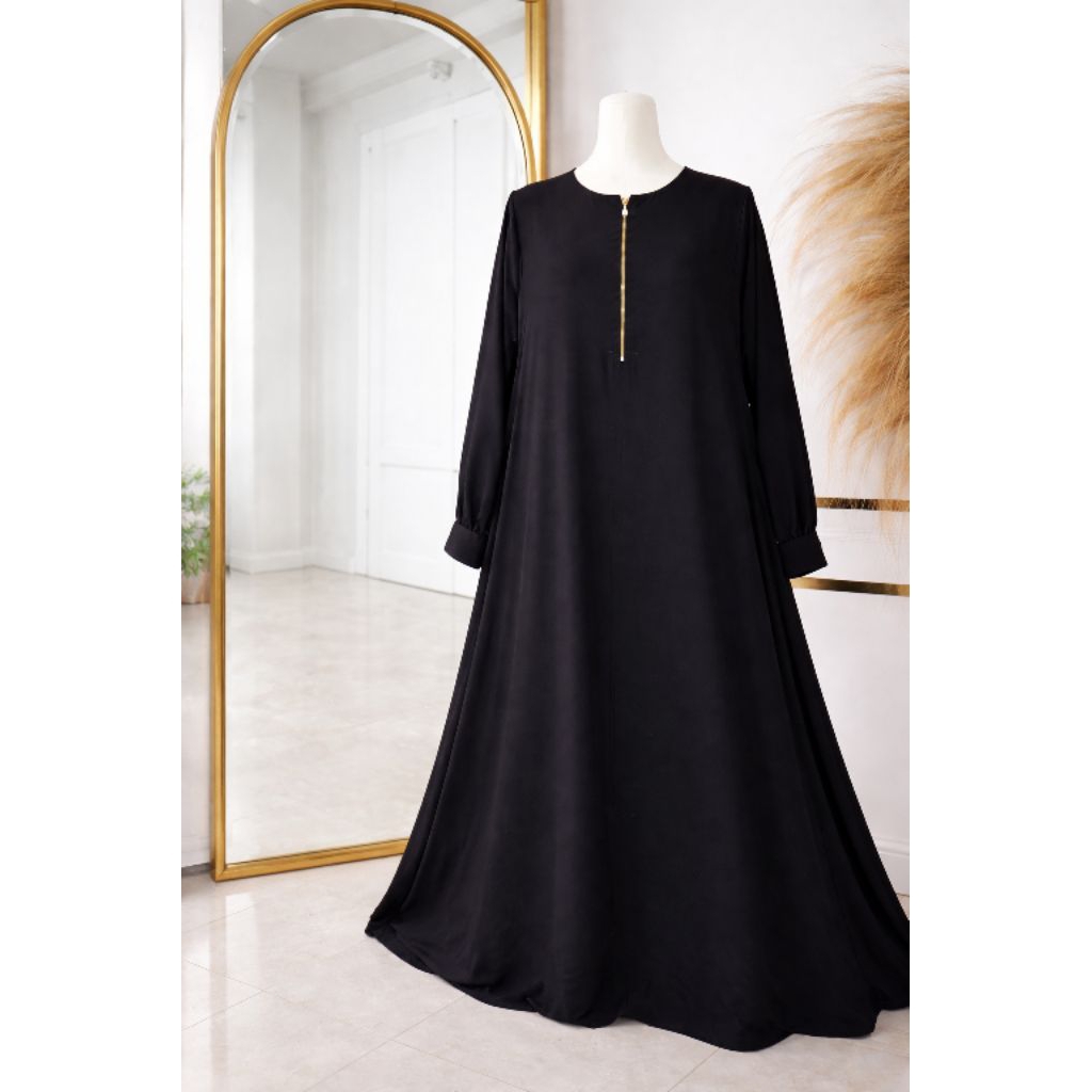 Gamis Jetblack Gamis akhwat Gamis Hitam