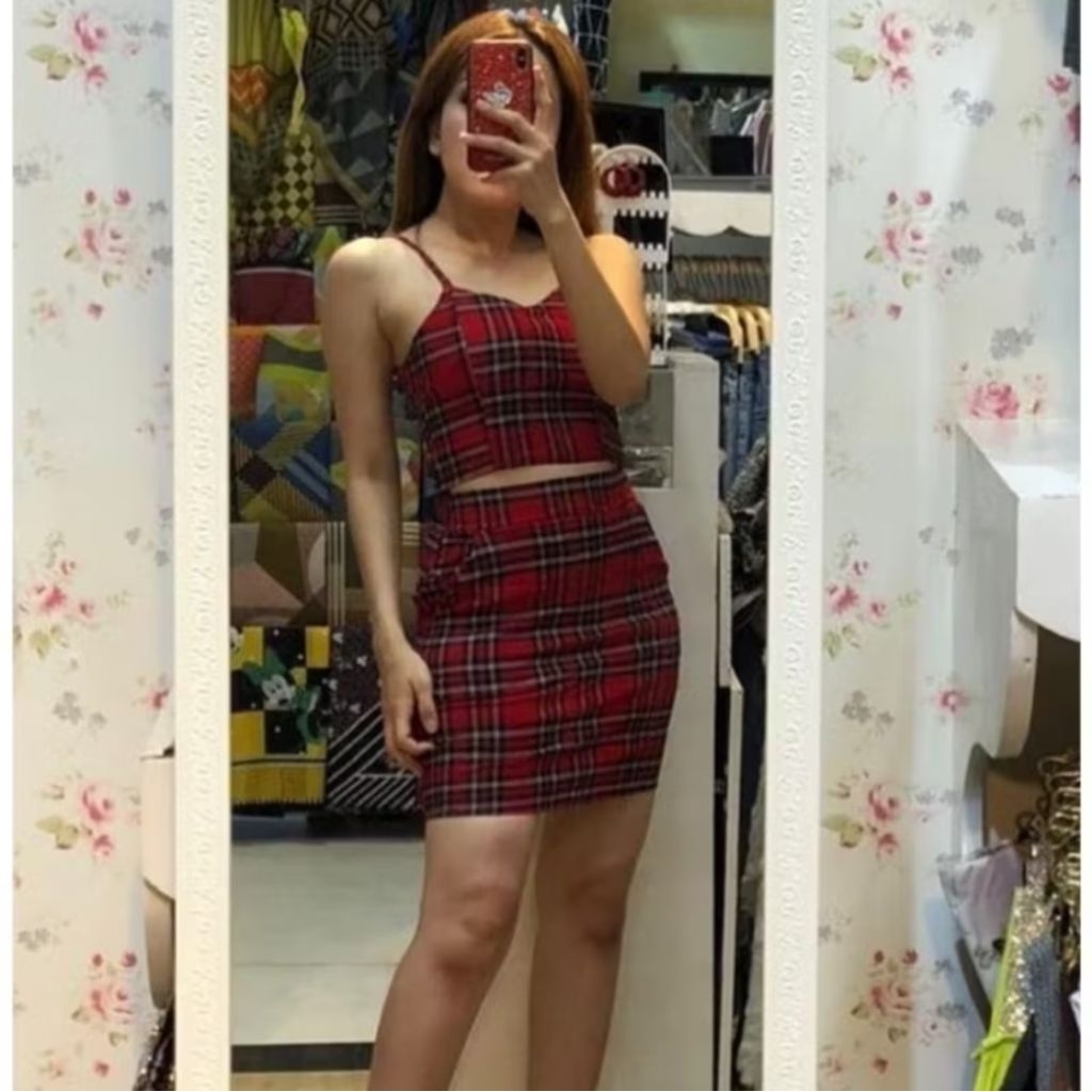 LASARA - LS6158 Navarette Set Import BKK One Set Import Bangkok Baju Setelan Wanita Baju Setelan Ata