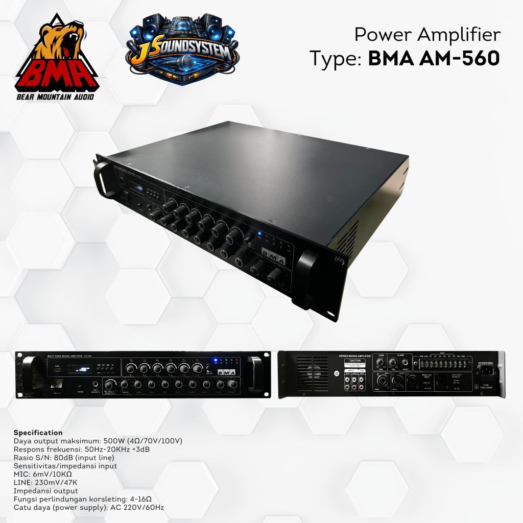 POWER AMPLIFIER BMA / BMA AM-560