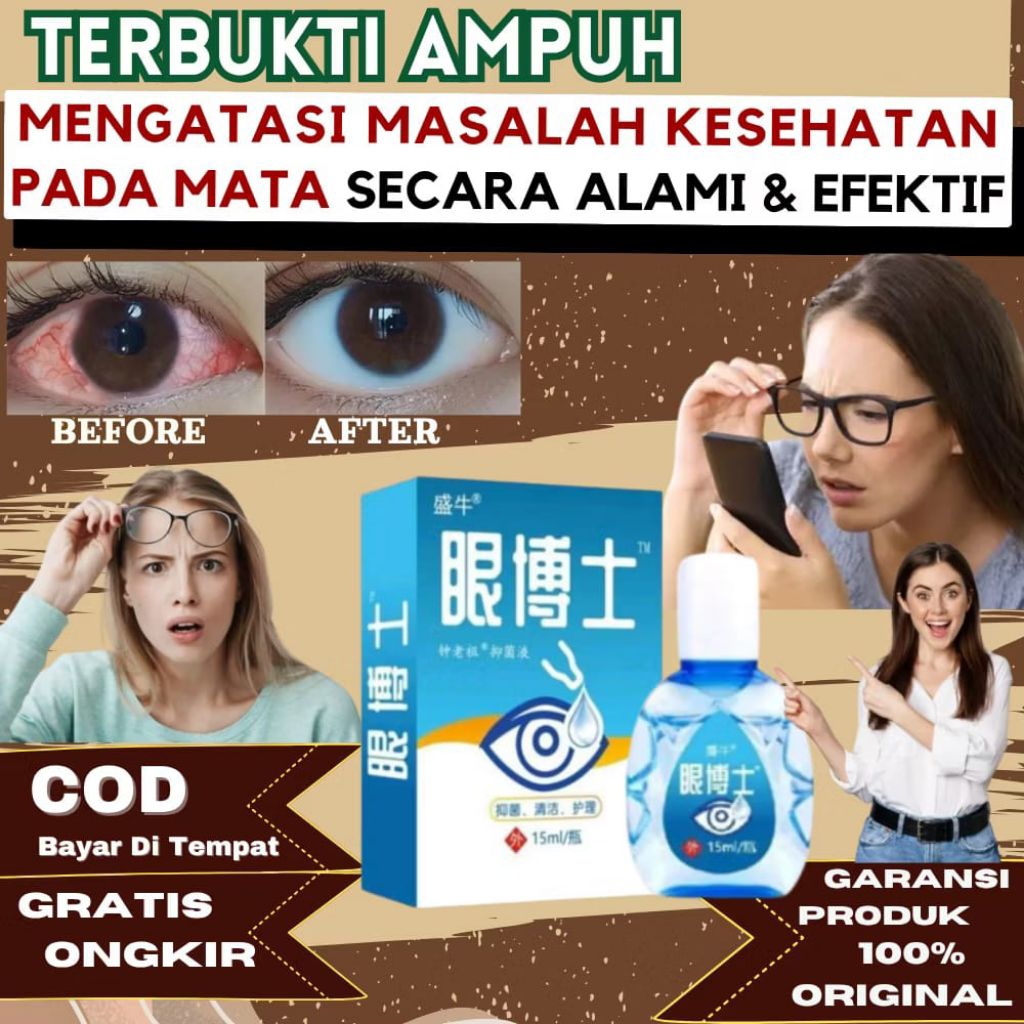 Tetes Mata Jepang Ampuh Eye Drop Katarak 15ml Original Obat Tetes Mata Katarak Mata Minus Mata Gatal