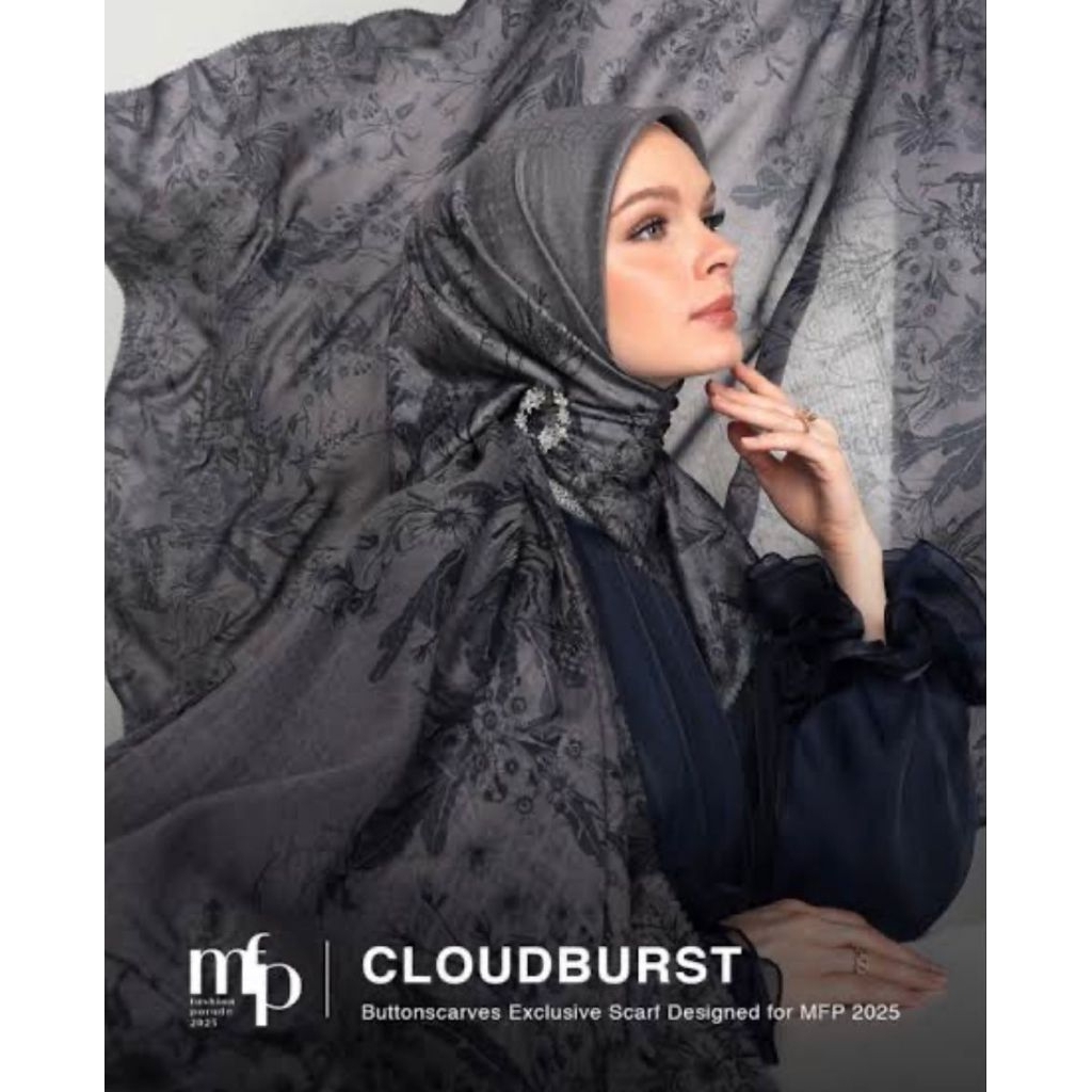 PL preloved Buttonscarves MFP 2025 - Cloudburst