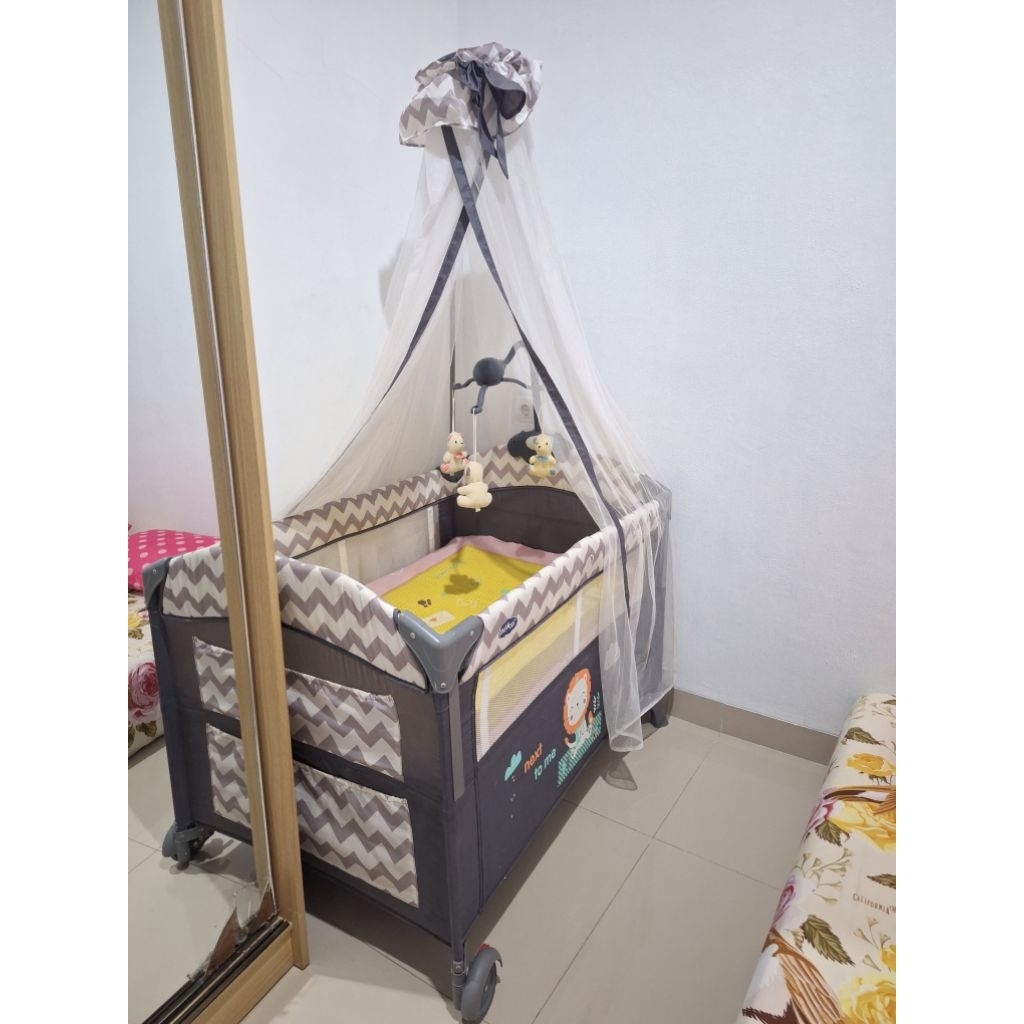 Keranjang Box Kasur Bayi Pliko BEKAS - Kurleb 2 Tahunan Pakai