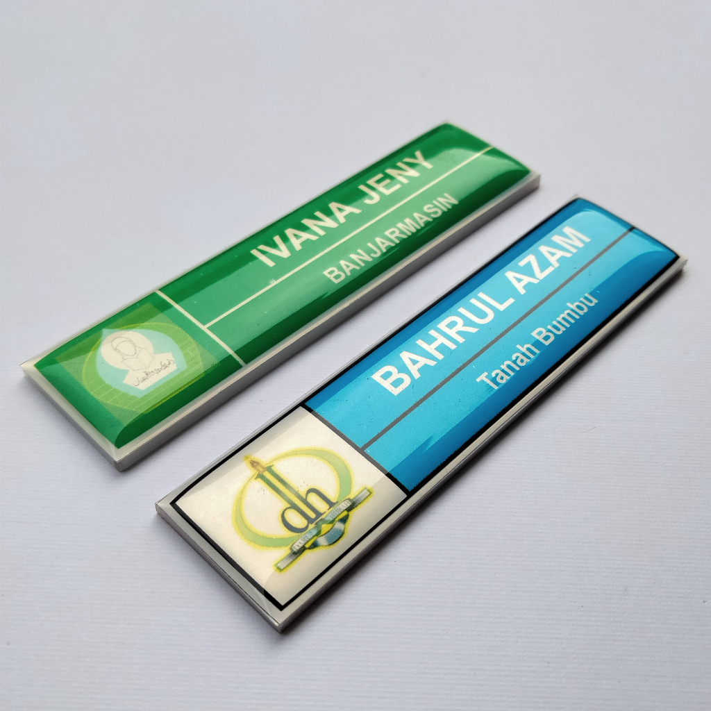 nama dada resin/ nametagresin/ nama dada sekolah/ nama dada sekolah/ nama dada magnet / nama dada pe