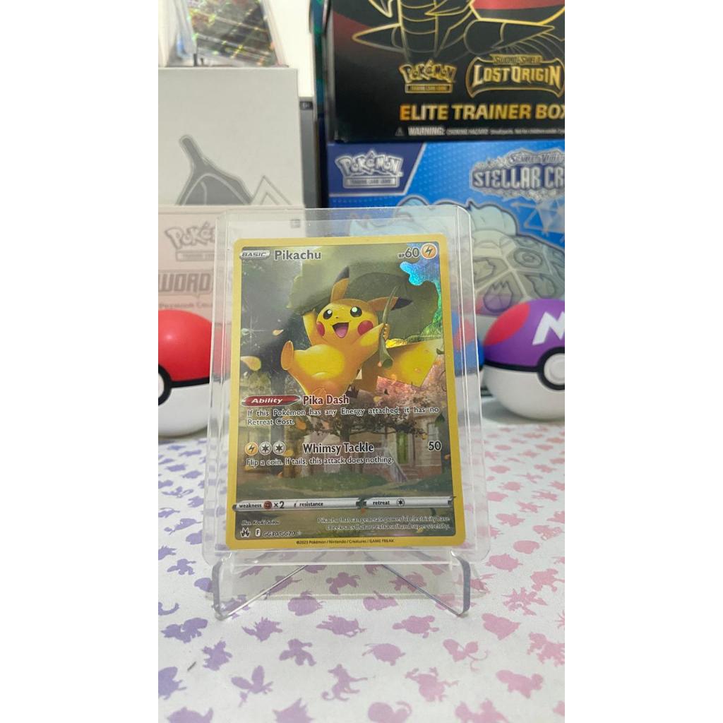 Pokemon TCG English Pikachu GG30/GG70 Crown Zenith Galarian Gallery Pokémon ORIGINAL 100%