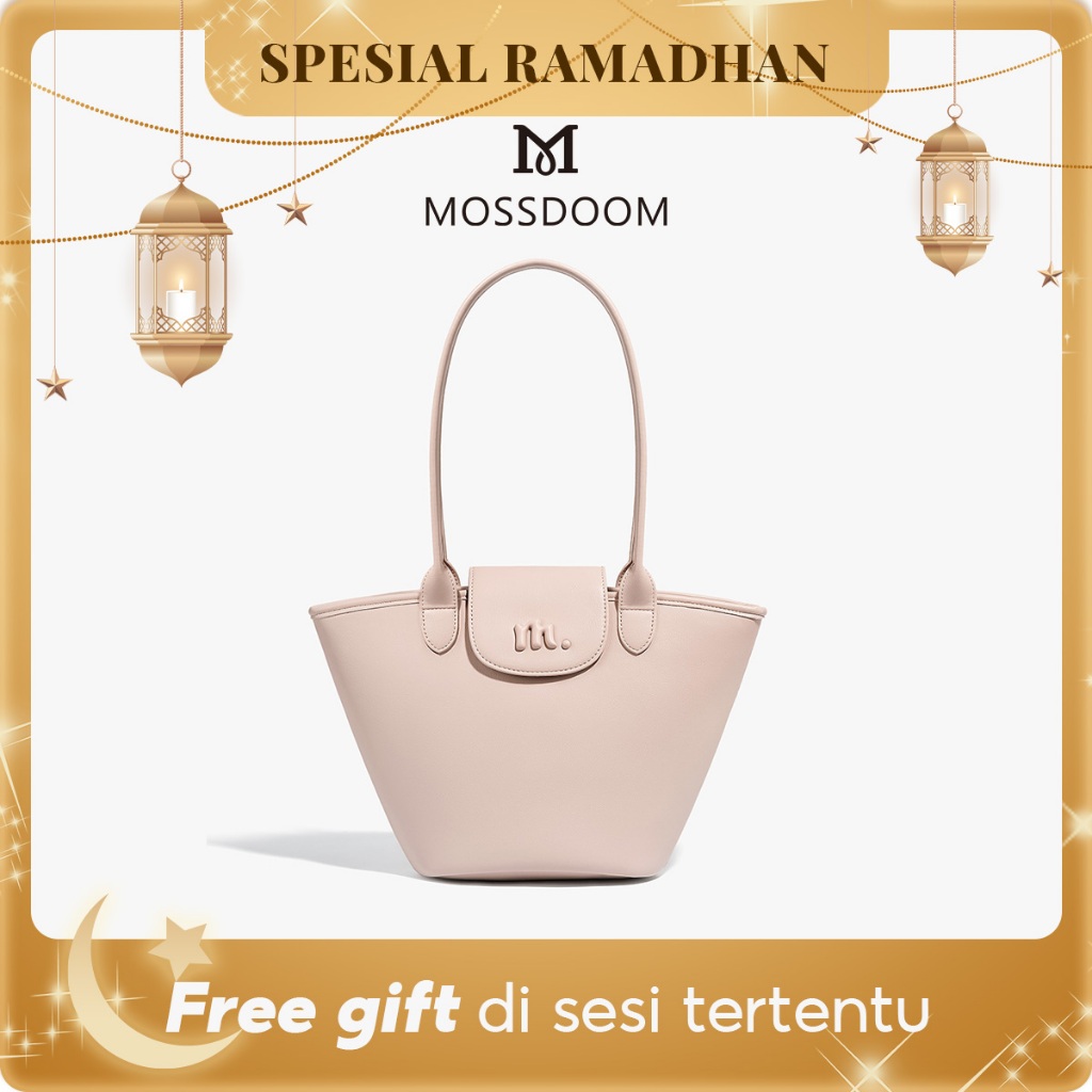 MOSSDOOM Tas Totebag Elise Bag Tas Anyaman Shoulder Bag Model Terbaru