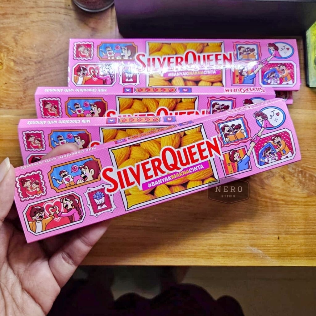 Silverqueen Edisi Valentine Almond / Coklat Valentine / Coklat Jumbo / Silverqueen Chunky Bar / Choc
