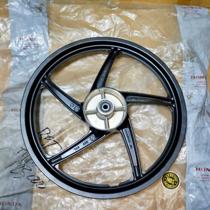 VELG BINTANG RACING STANDAR BELAKANG DOUBLE DISC DISK SET LAHER LAKER RODA SUPRA X 125 2007-2014 BAT