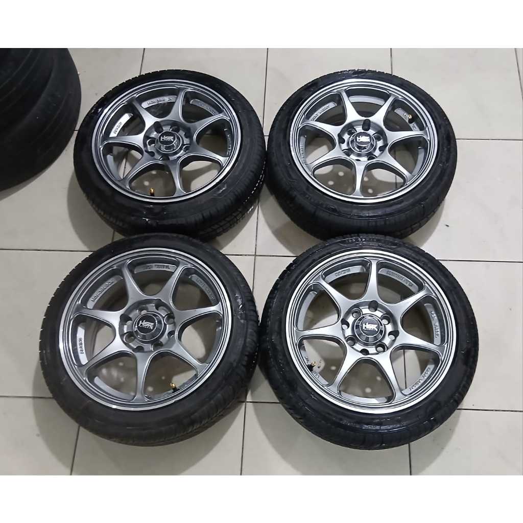 VELG MOBIL BEKAS HSR SEBUNSUTA RING 14 H4X100/114,3 PNP AIREV ATOZ KARIMUN BRIO DLL