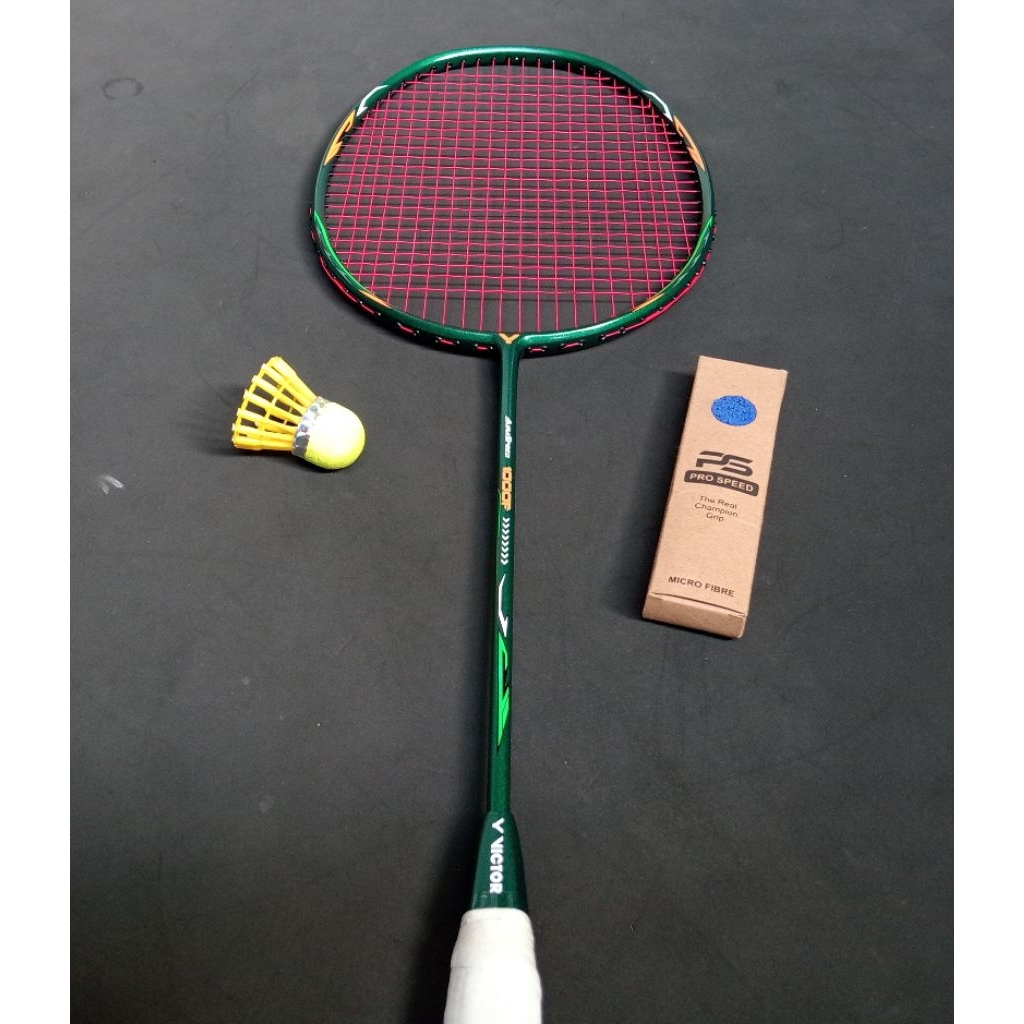 Raket badminton bulutangkis bekas second original victor auraspeed 1000f