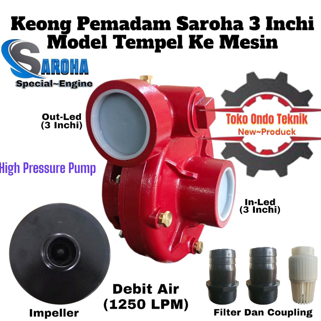 SPAREPART KEONG POMPA PEMADAM HONDA 3 INCHI