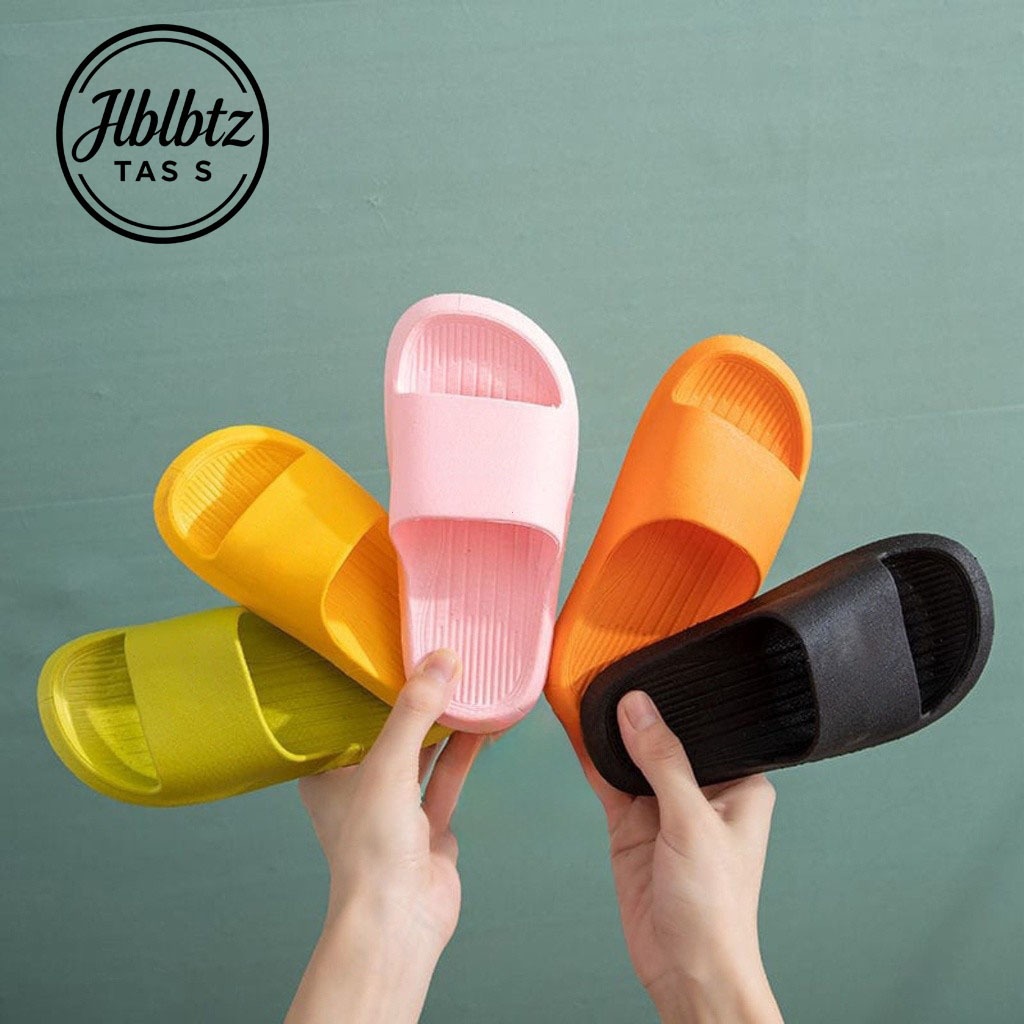 Komin- Sandal Anak Cewek Anti Slip Sendal Cowok Polos Sandal Original Sepatu Impor-Size 24-35