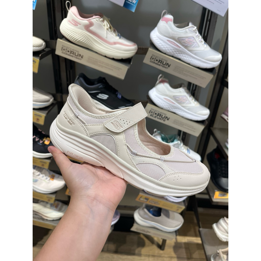 Skechers Slip-Ins D’Lux Comfort - Sepatu flat Wanita