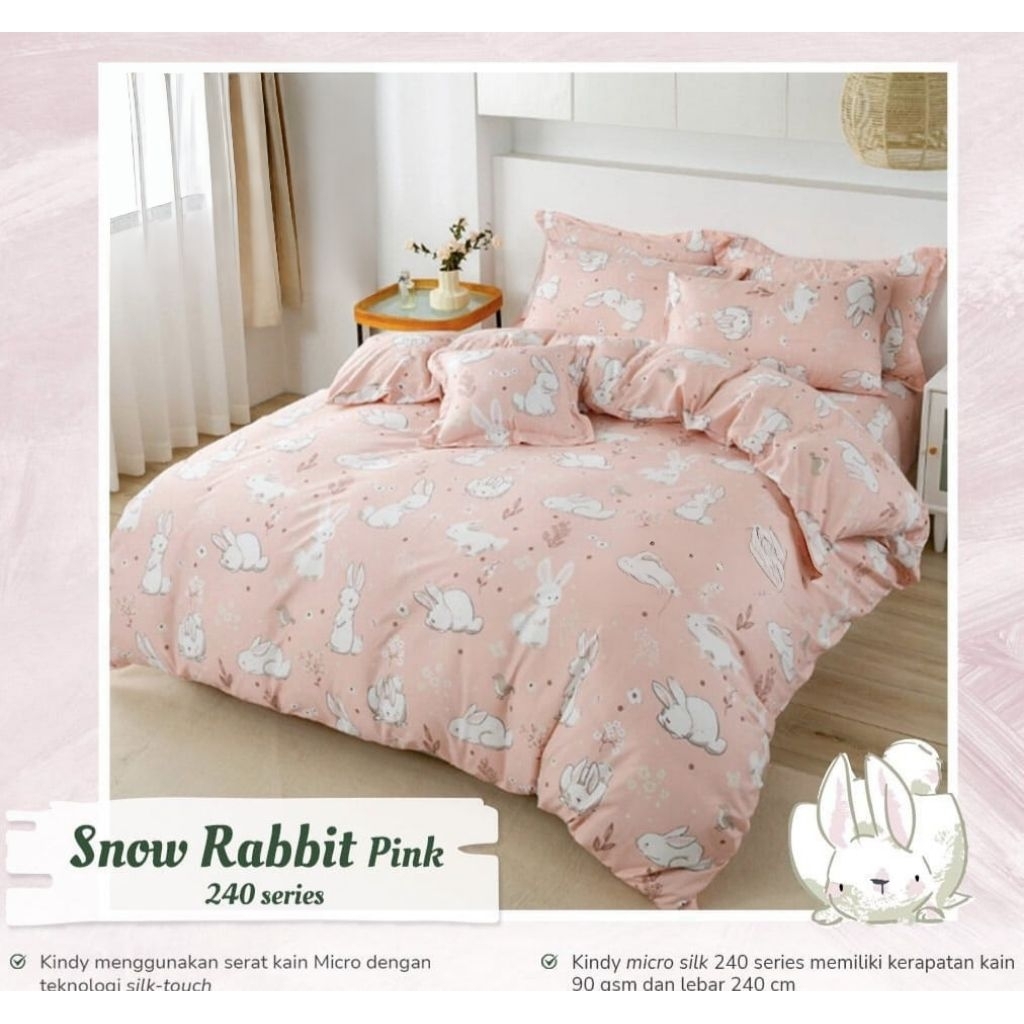 Bedcover set sprei motif kelinci bunny bedcover set 90x200 bedcover set 100x200 bedcover set 120x200