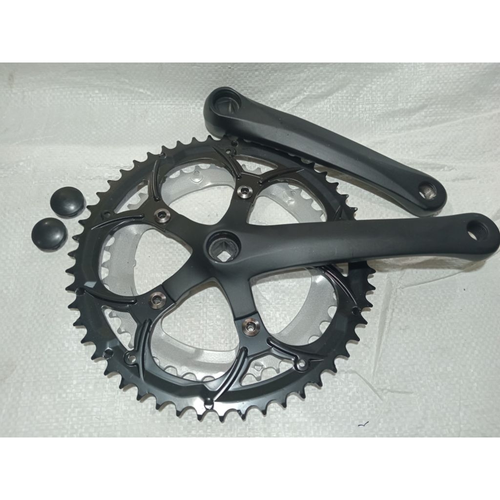 CRANK 52T - 42T DOUBLE CRANK SEPEDA BALAP ALLOY