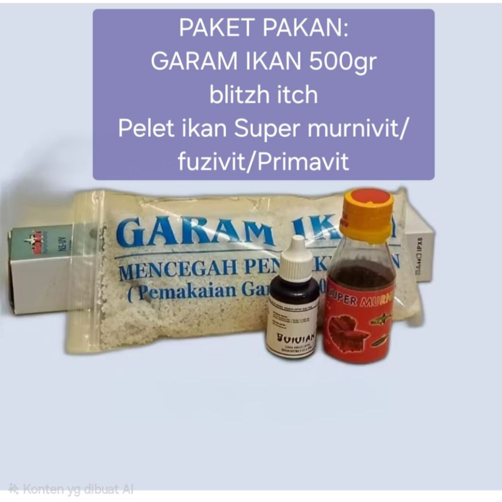 PAKET PAKAN CUPANG GUPPY TETRA dan IKAN KECIL,PAKET SUPER HEMAT