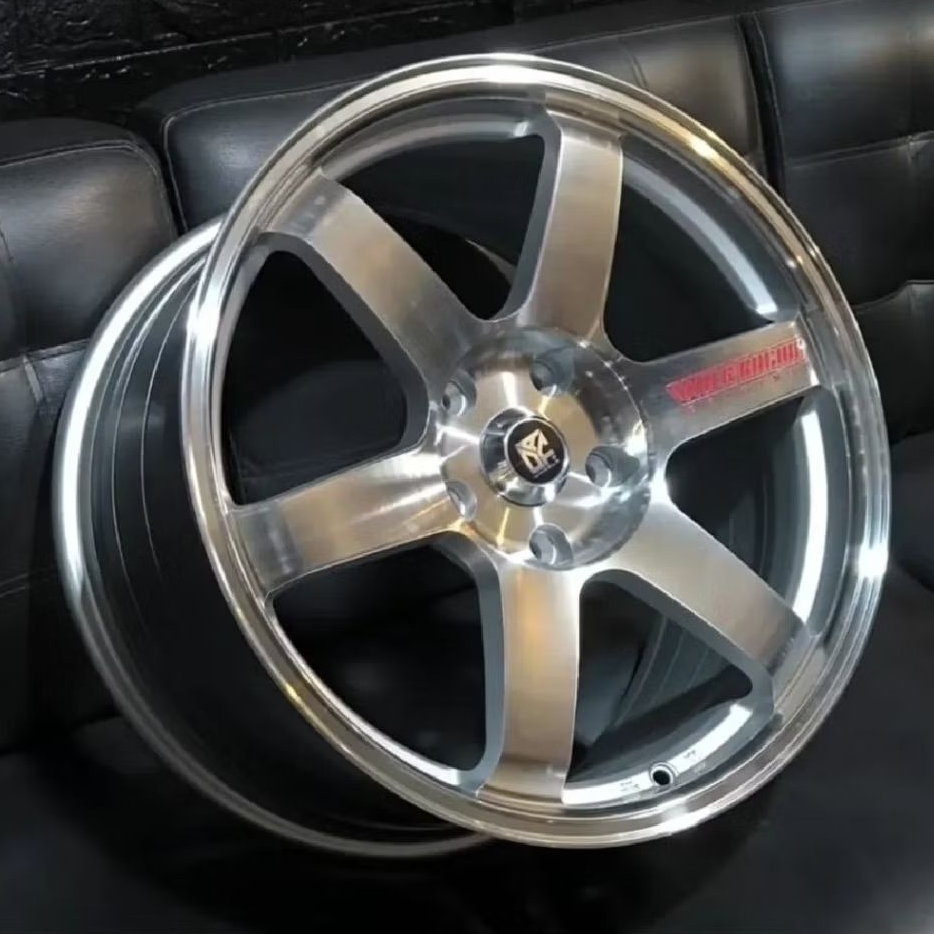 velg racing ring 18 VOLKRAYS TE37 POLISH ET 42 velg mobil r18 Hrv terios Xpander rush Innova Almaz c