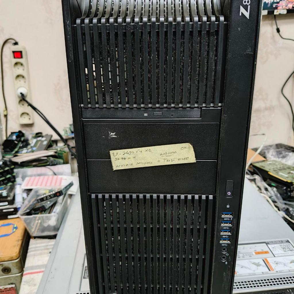 PC HP Z840 DOBEL XEON E5 2699V4 RAM 128GB SSD 800GB VGA QUADRO M5000 [ Bergaransi }