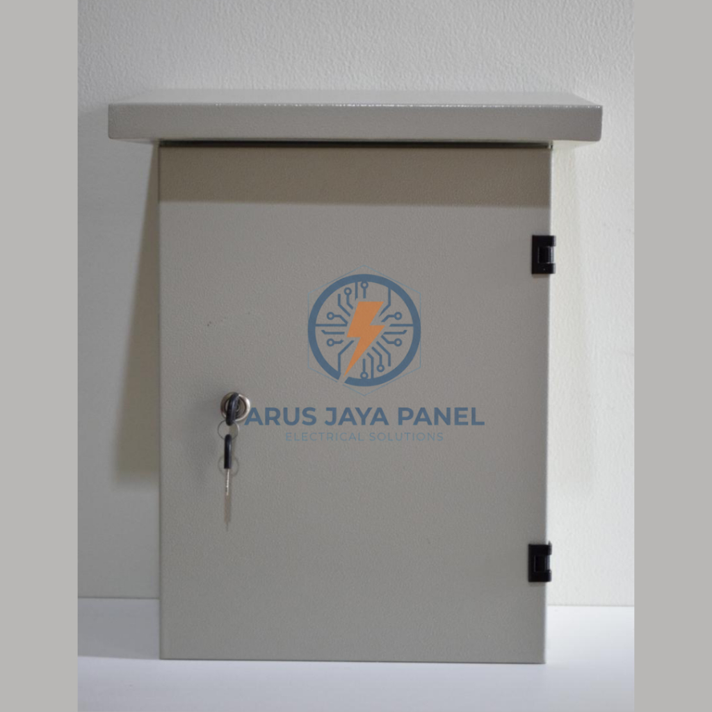 Box Panel Listrik Outdoor 60x80x25cm Plat 1.5mm - Powder Coat IP65 Box Topi 80x60 60x80