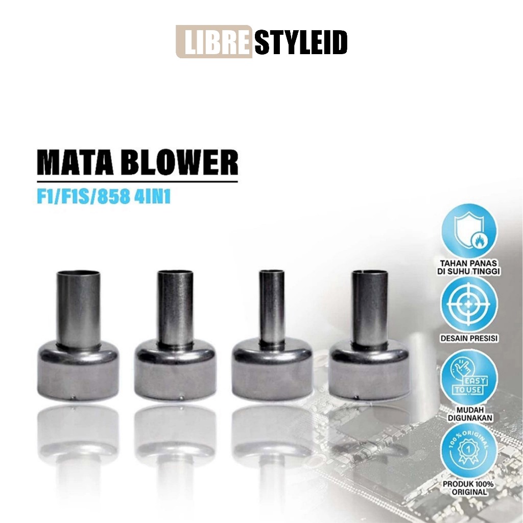 ONGLAI F1/F1S/858 Mata Blower 4 in 1 (Bahan Biasa) – Nozzle Rework Station FixTool F1/F1S/858