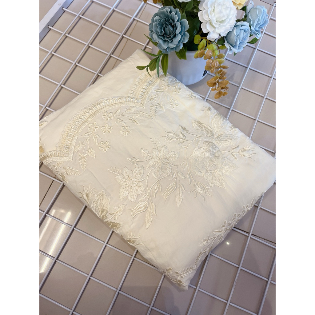 MUKENA BORDIR ASLI BUKITTINGGI BAHAN SUTRA KOREA