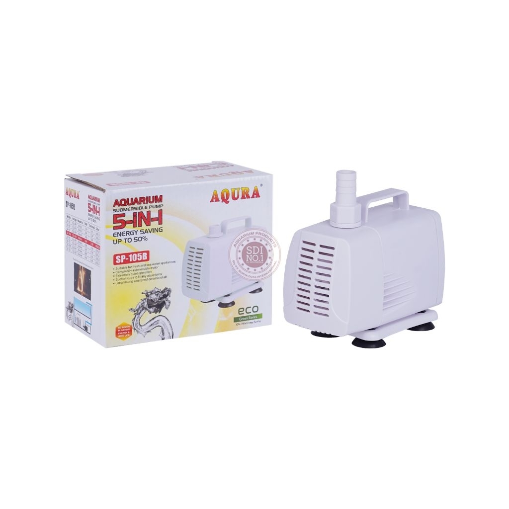 pompa celup kolam aqura sp-105B mesin celup kolam 105B