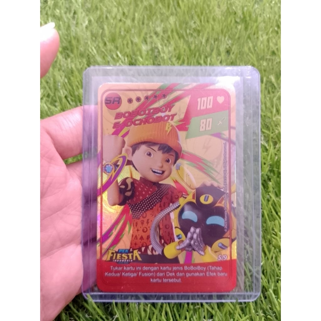 Kartu SR Boboiboy Batik Limited Pek Fiesta Indonesia Monsta Galaxy Card