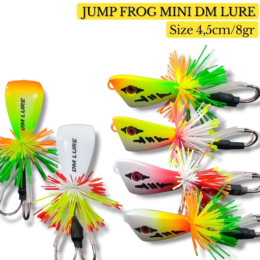 JUMFROG MINI RATTLE DM LURE. JF MINI RATTLE. umpan casting gabus. lure casting gabus