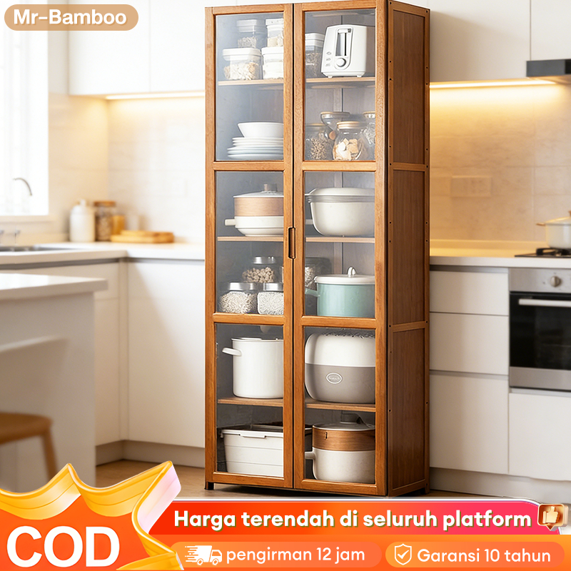 Lemari Dapur Lemari Dapur Bambu Minimalis Tinggi Lemari Dapur Minimalis Lemari Makan Bambu