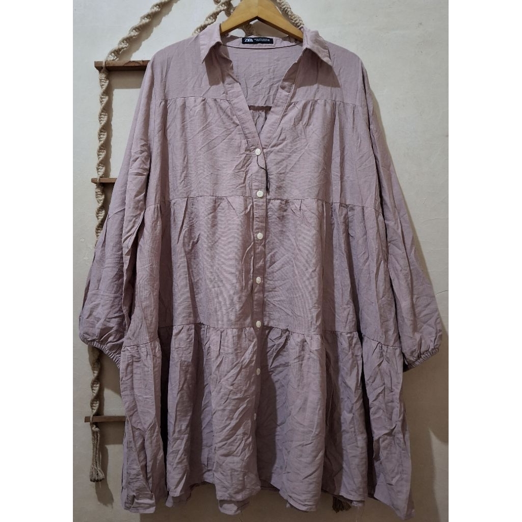 Tunik ruffle ZARA (MASIH BARU)