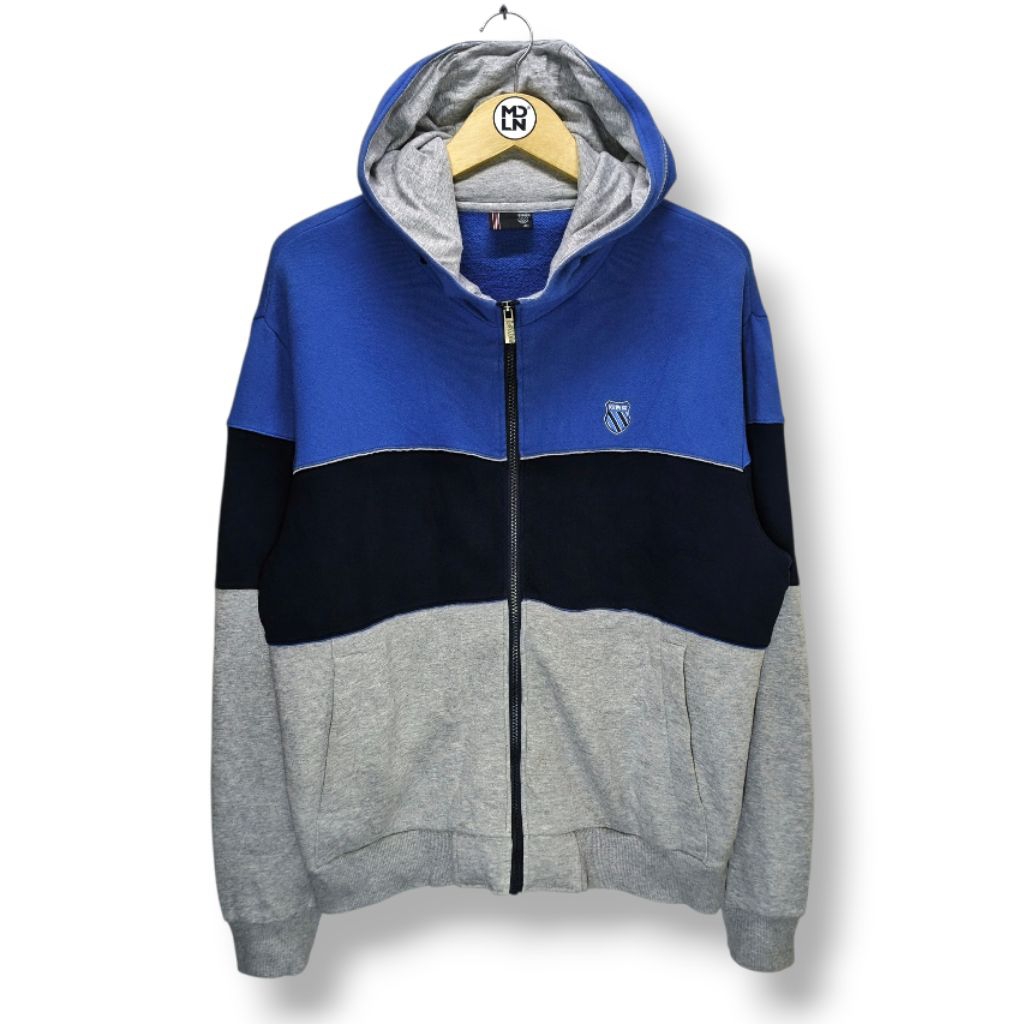 Kswiss Three Tone Hoodie Zipper