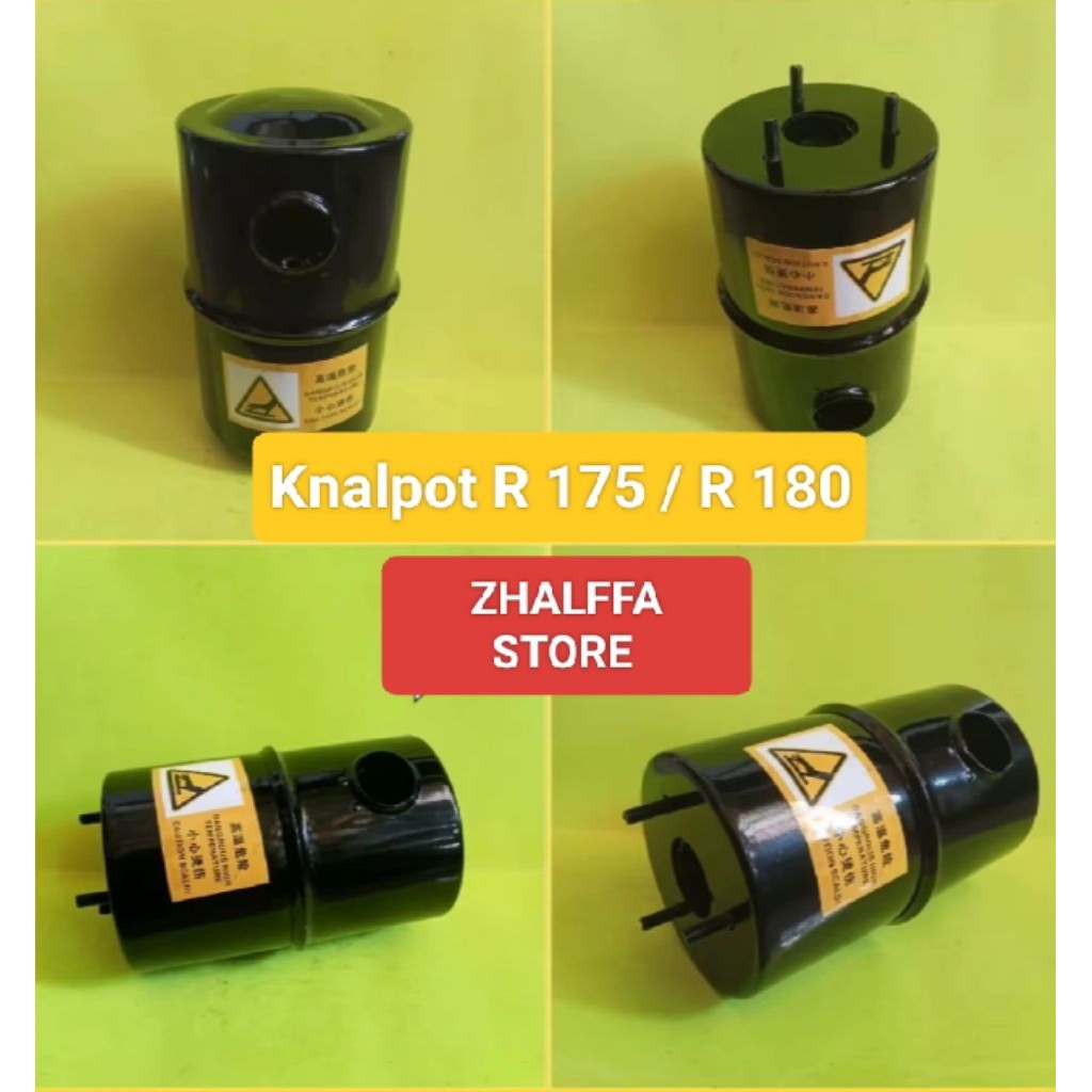 KNALPOT DONGFENG R 175 & R 180 BLACK / SILINCER DONGFENG R 175/R 180 BALACK