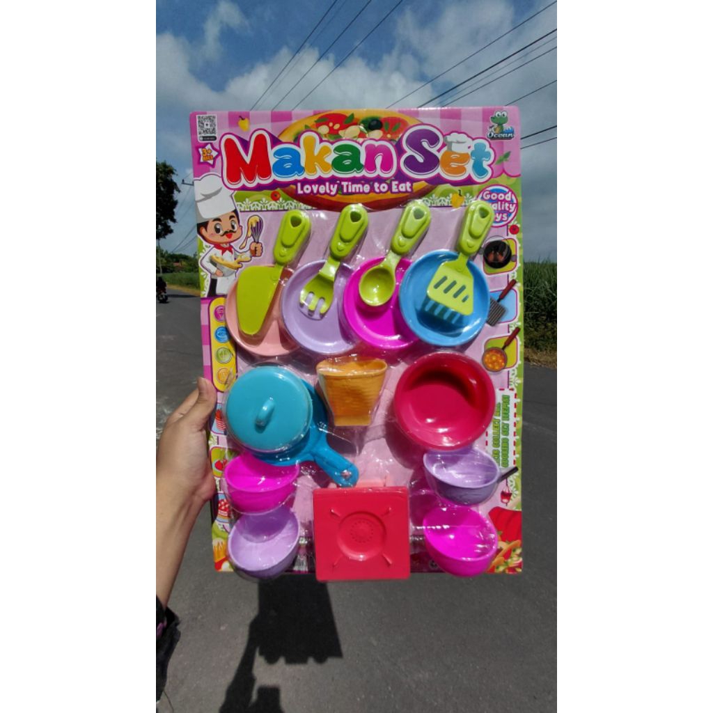 Mainan Anak Perempuan Makan Set/Minum Set Realpict