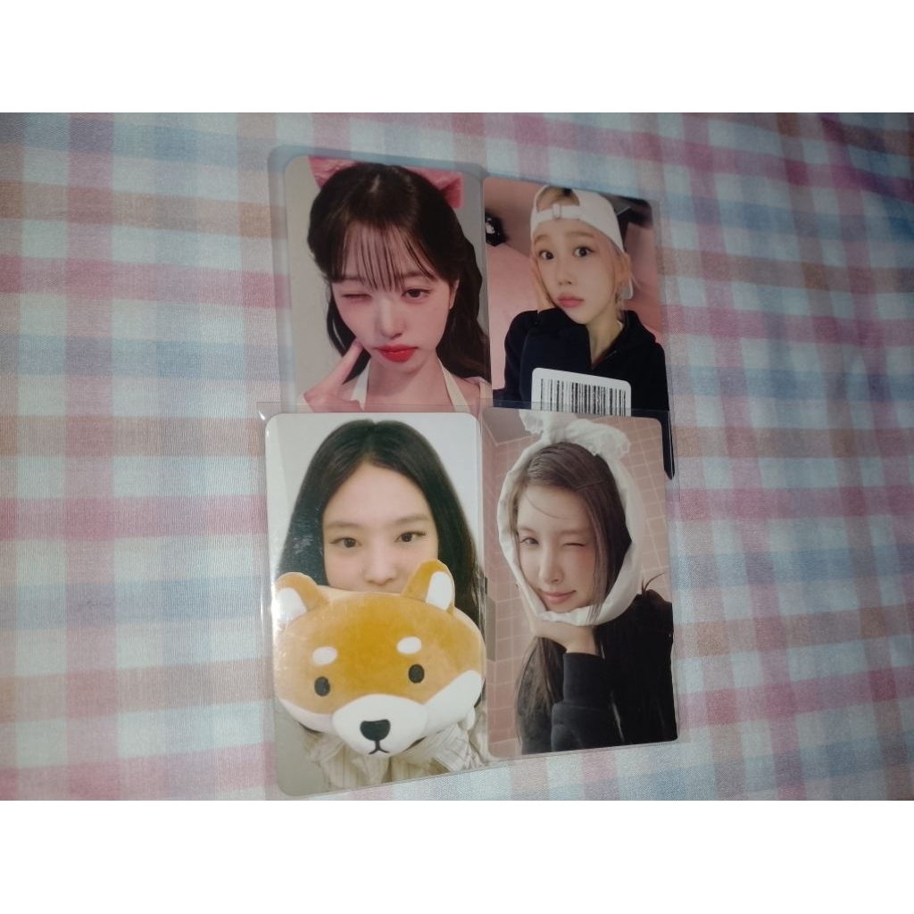 (READY & MOHON PERHATIKAN DESKRIPSI) PHOTOCARD OFFICIAL PC WONYOUNG AMUSE, PC GISELLE WHIPLASH LUCKY