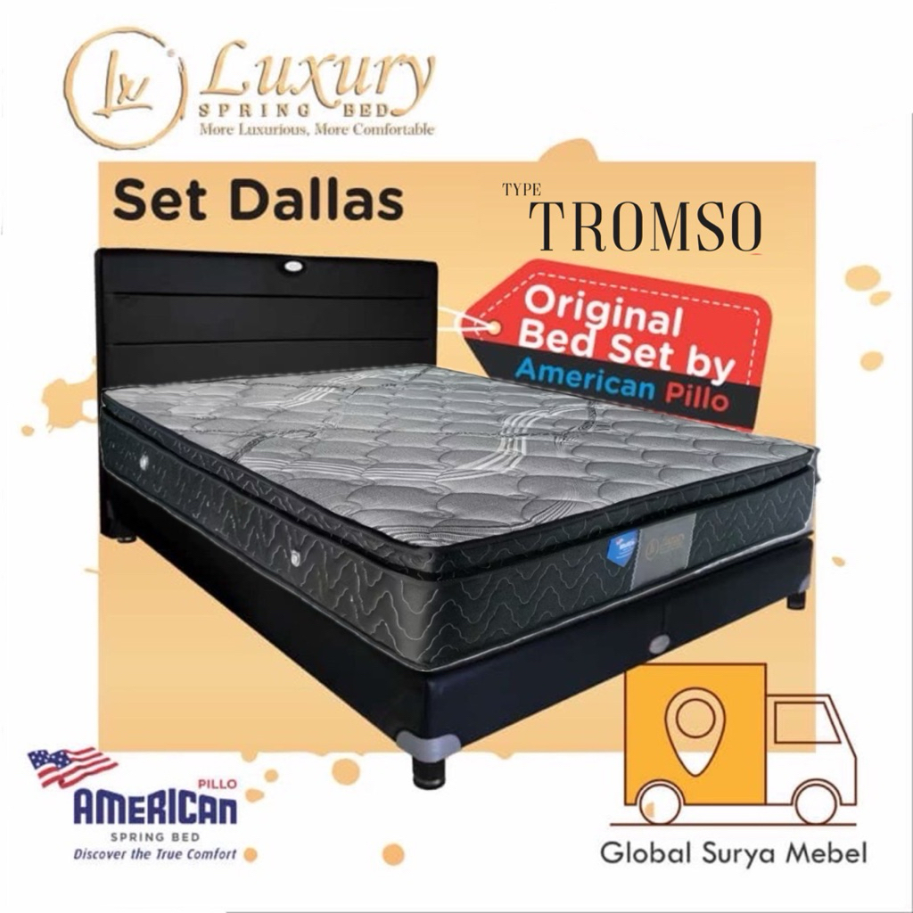 American Luxury Spring Bed Tipe Tromso