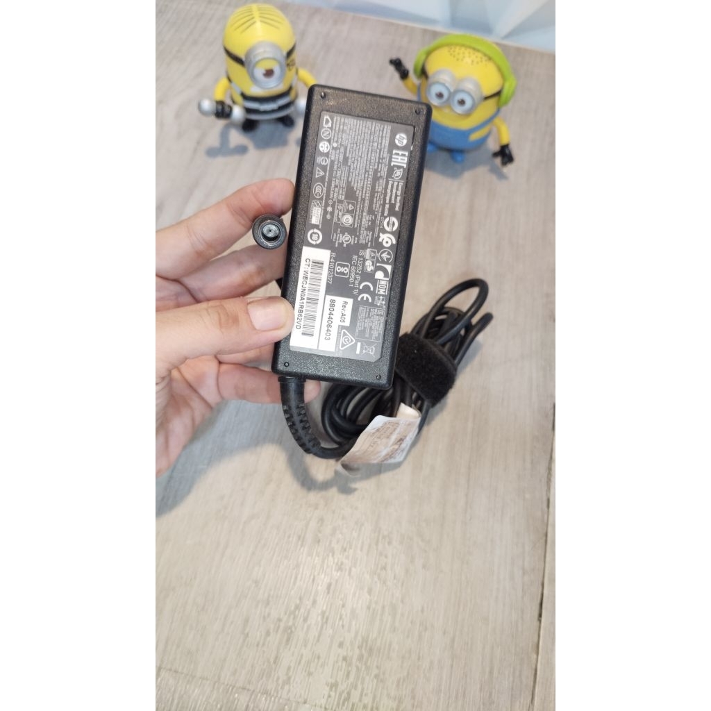 Charger Adaptor Cas Laptop Hp colokan besar pin Original Second copotan Laptop
