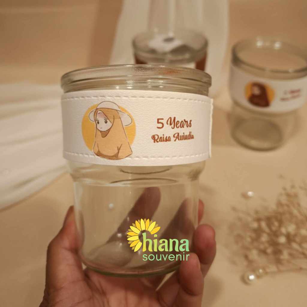 Gelas Gorgeous Kaca Slub Aestetic Sedotan Tumbler Cetak Custom Warna