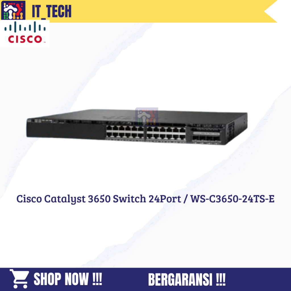 Cisco Catalyst 3650 Switch 24Port / WS-C3650-24TS-E