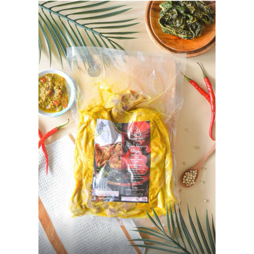 Ayam Ungkep Frozen 1 Ekor - Empuk, Bumbu Meresap, Praktis