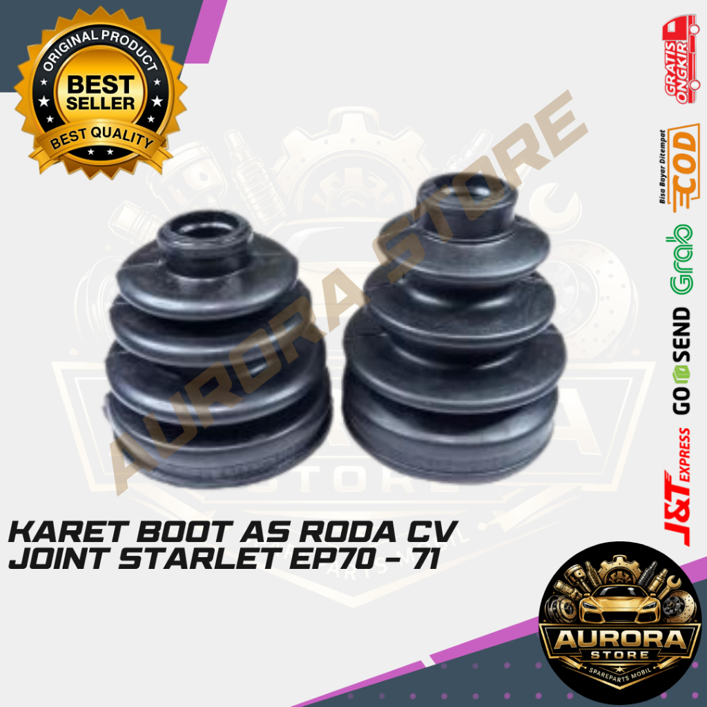 Karet Boot As Roda CV Joint STARLET EP70 - 71