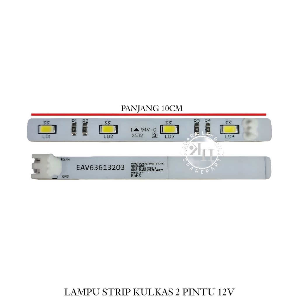 LAMPU KULKAS 2 PINTU 12V KOMPATIBEL KULKAS SHARP