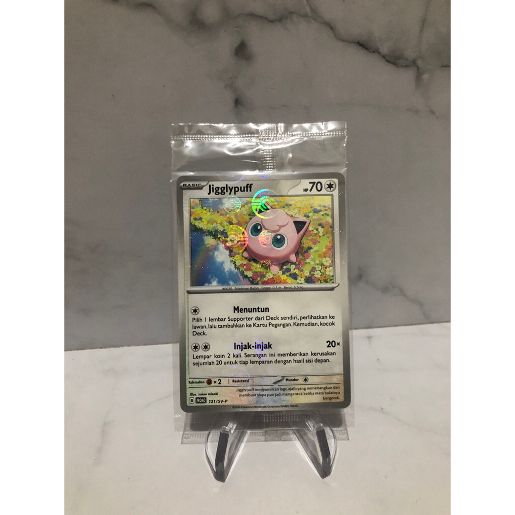 jigglypuff promo card pokeball holo pokemon tcg indonesia