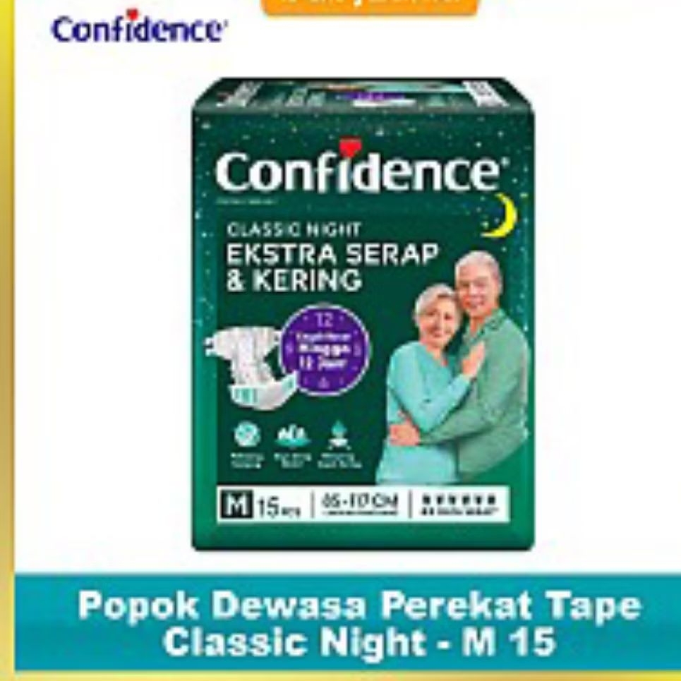 popok dewasa confidence M30 / pampers dewasa confidence M30 / confidence perekat M30