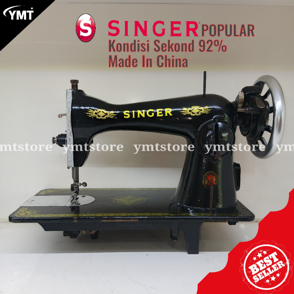 Mesin Jahit Klasik Merek Singer Popular Bekas Tinggal Pakai