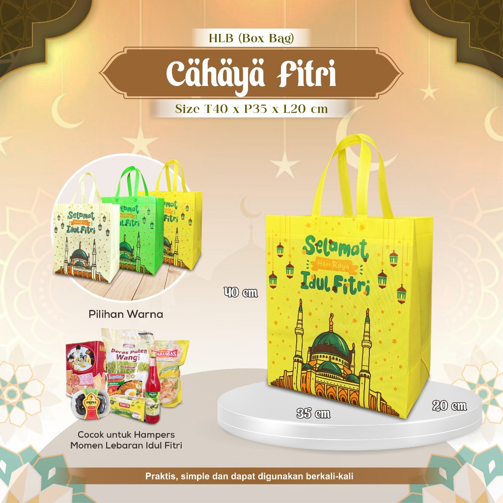 [GROSIR] Tas Lebaran Jumbo| Tas Parcel Sembako Lebaran | Tas Hampers Idul Fitri Ramadhan 40X35X20